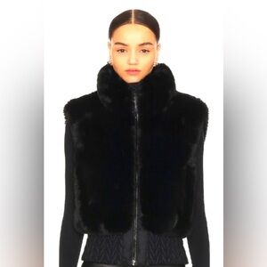 Goldbergh Black Faux Fur vest